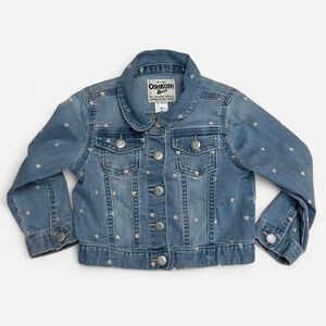 OshKosh B'gosh Heart Patterned Denim Jacket